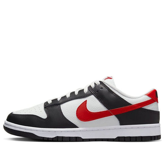 Nike Dunk Low 'Red Swoosh Panda